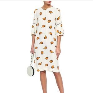 Ganni Floral Print Mini Dress